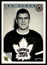 1991-92 Ultimate Original 6 French Tod Sloan Toronto Maple Leafs #42