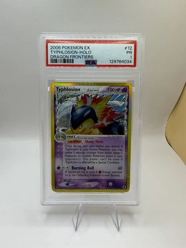 Typhlosion Delta Species Holo PSA 1 EX Dragon Frontiers #12 LOW POP