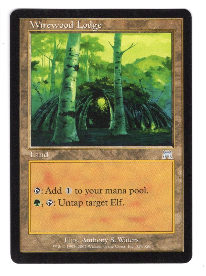 Wirewood Lodge Onslaught NM MTG Magic the Gathering