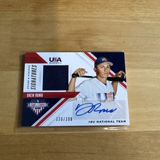 2020 Panini Stars and Stripes DREW ROMO Patch Auto /399