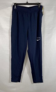 Nike Men's Team USA Yoga Dri-FIT Pants Navy Blue Zippered Ankle Sz S NWT