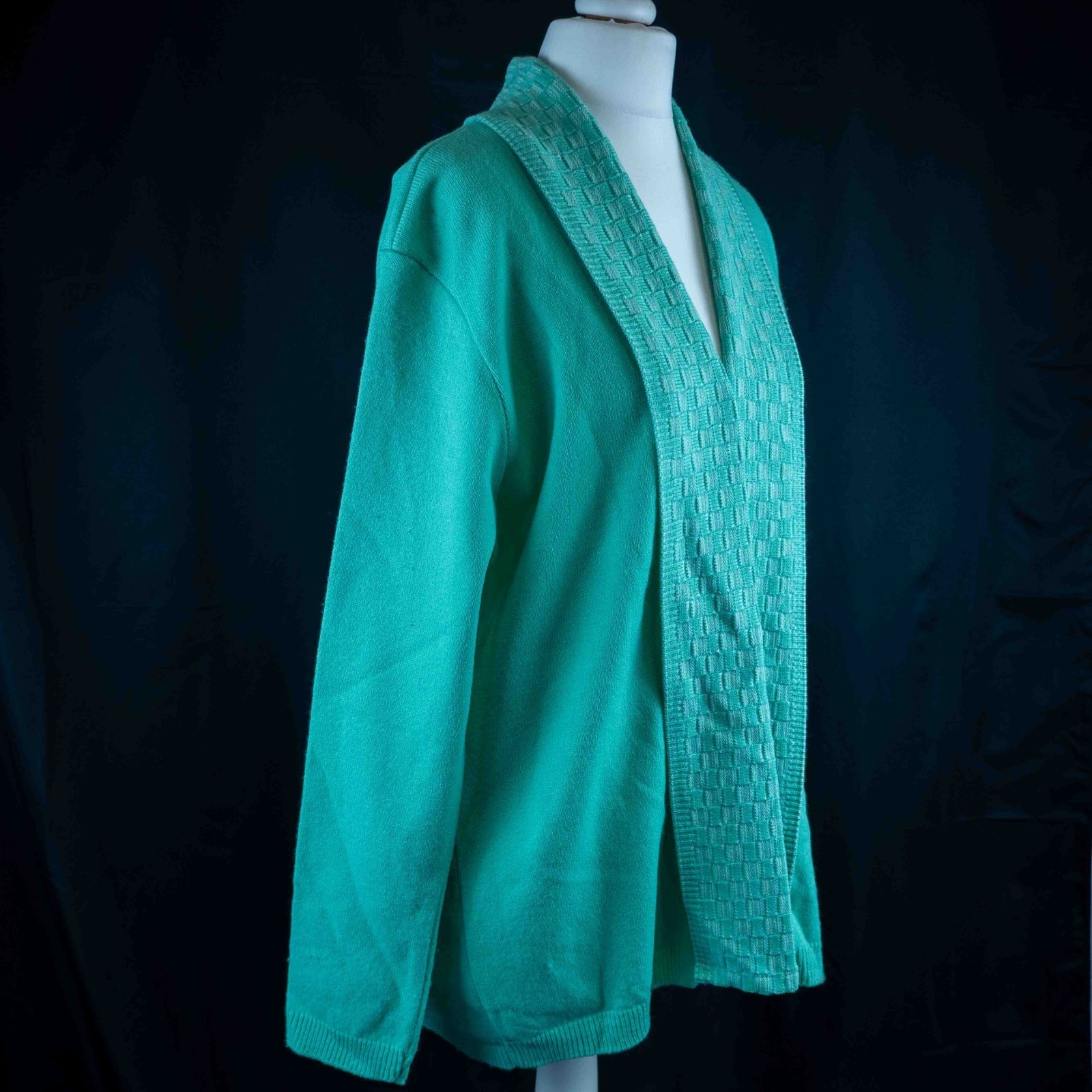 Monique Collection Lime Green Non Buttoned L/XL Cardigan New With Tag RRP £18.00 image 2
