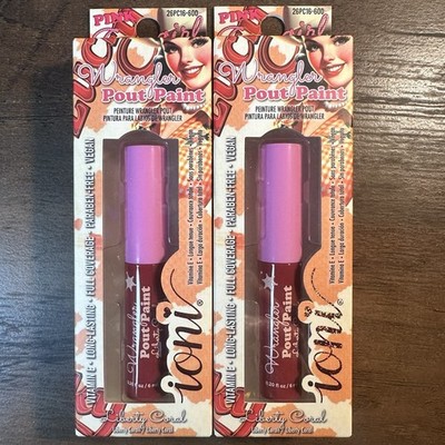 Ioni 2pc PINK COWGIRL Wrangler Pout Paint ~Liberty Coral~ Full Coverage BNIB