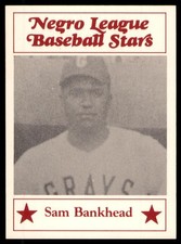 1986 Fritsch Negro League Baseball Stars #97 Sam Bankhead