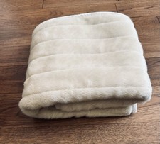 Pottery Barn Heavy Plush Brown Bear Faux Fur Throw Blanket 50  x 60  EUC