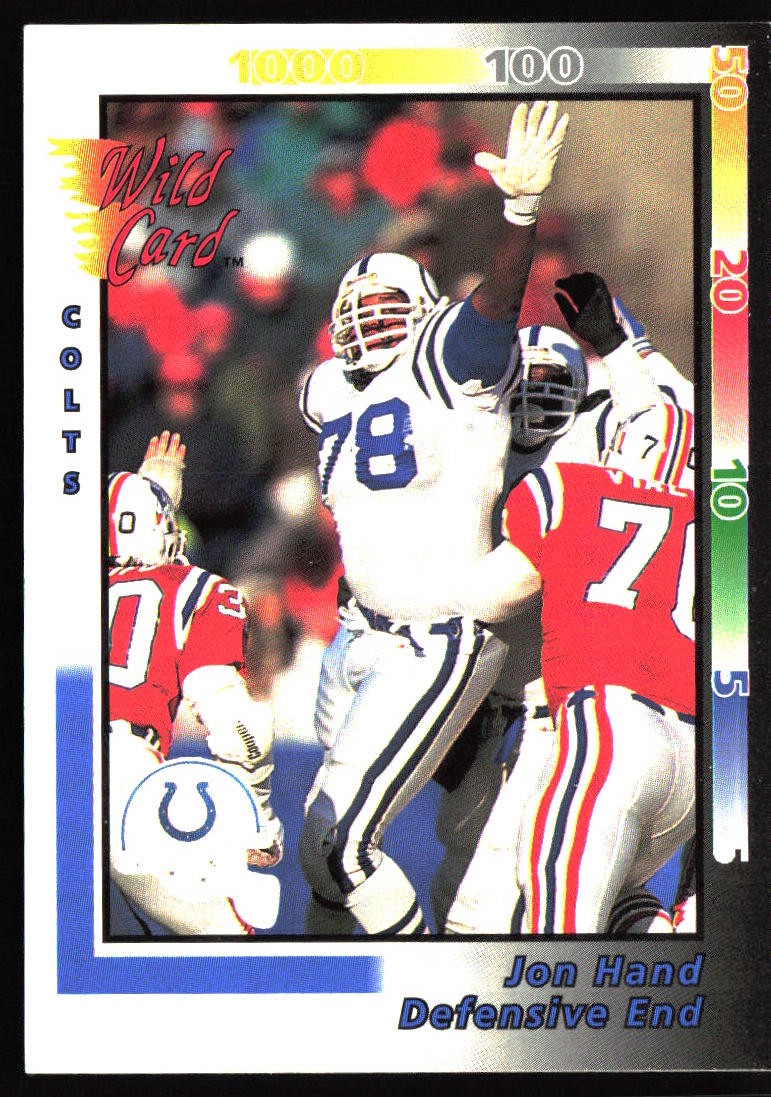 1992 Wild Card #159 Jon Hand