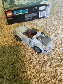 LEGO Speed Champions 75910 Porsche 918 Spyder w/Box And Instructions 151 pcs Box