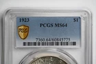 1923 PEACE DOLLAR PCGS MS64