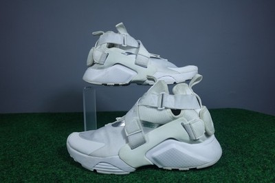 Nike Air Huarache Drift Shoes Mens Size 7Y White AJ6662-100 Strap Retro Sneakers