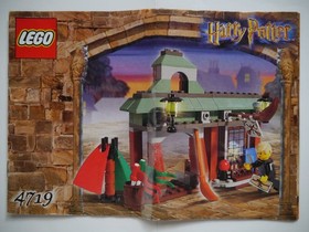 LEGO Harry Potter 4719 Quality Quidditch Supplies 2003 Complete with Manual