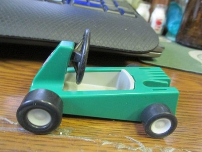 Vintage Playmobil Geobra Green Schaper Race Car 1979 - Excellent