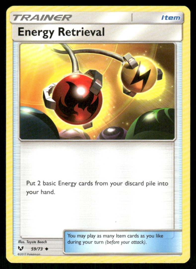 2017 Sun & Moon - Shining Legends Energy Retrieval Uncommon #59