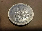 1949 Canada Silver $1 Dollar, AU Condition.     # 4