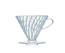 Hario V60 Plastic Coffee Dripper, Size 03, Clear