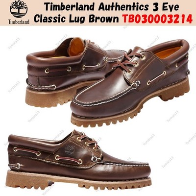 Timberland Authentics 3 Eye Classic Lug Brown TB030003214 Men's Size