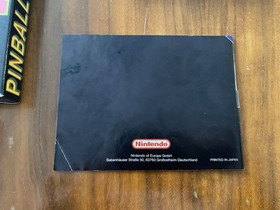 Pinball - Nintendo NES - OVP - Anleitung