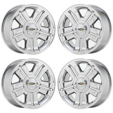 18 Avalanche Silverado Tahoe Suburban Bright Chrome Wheels Oem 5300 Exchange