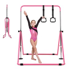 Gymnastics Kids Horizontal Bars Training Kip Bar Adjustable Height Gym Home Gift