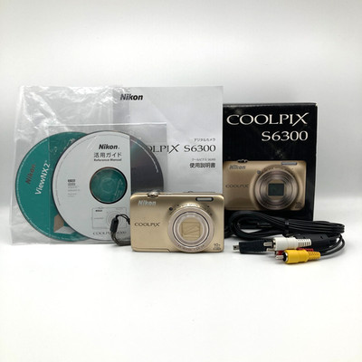 Nikon Coolpix S6300 16 MP Gold Compact Digital camera From Japan
