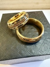 Whiskey Barrel Oak Wood and Deer Antler Wedding Ring Men s Ring
