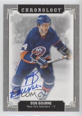 2019-20 Upper Deck Chronology Franchise History Bob Bourne #FH-NYI-BO Auto 0u7i