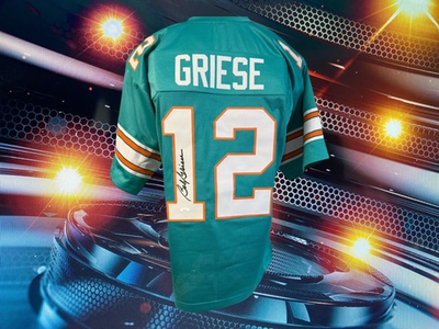 #ad #ad BOB GRIESE AUTOGRAPHED CUSTOM MIAMI DOLPHINS JERSEY JSA AUTHENTICATED $79.00