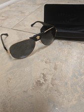 versace black and gold sunglasses
