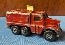 1973 Lesney MATCHBOX ROLAMATICS No. 16 BADGER red fire rescue truck