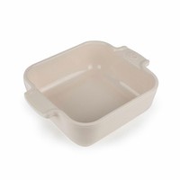 Peugeot Rechteckige Auflaufform Appolia, Ofenform, Keramik, Ecru, 13 X 13 Cm