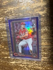 2025 Topps Chase Petty /250 Purple Cincinnati Reds Baseball Rookie Card