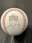 JOHN LACKEY Autographed Signed 2016 World Series Chicago Cubs Baseball JSA Witne