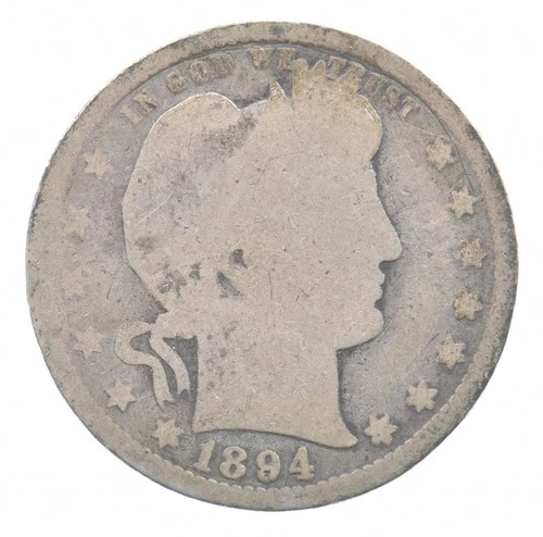 1894 Barber Quarter Estate Coin Collection *288