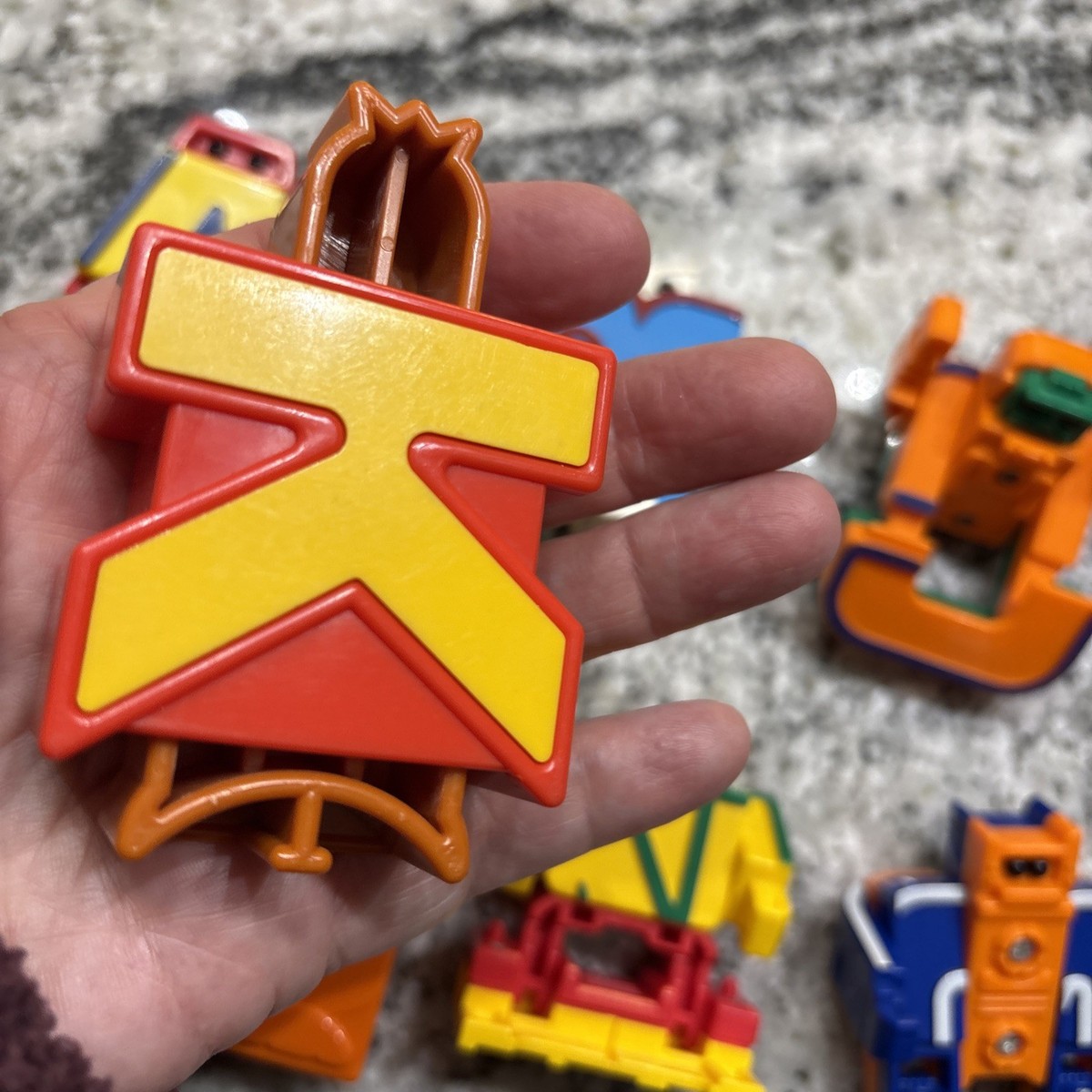RARE Vintage 1985 Bandai & Mattel Alphabet Transformer Letters