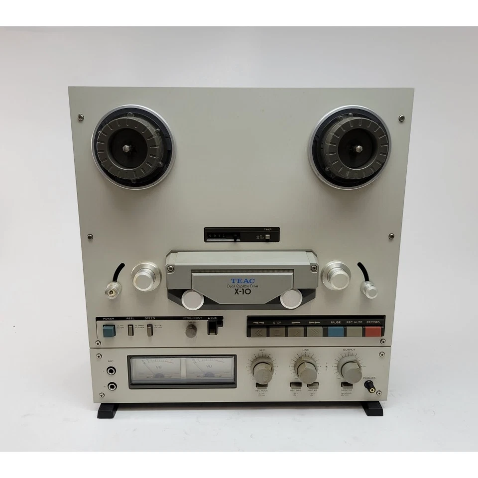 Cubierta de cinta de carrete a carrete Teac X-10 - Enciende, ver notas - Recogida local solamente Foto 2 de 4