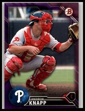 2016 Bowman #BCP129 Andrew Knapp Chrome Prospects Purple Refractor #/250