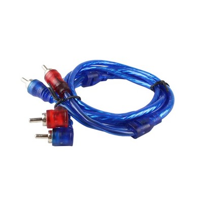 3 FEET 2 RCA to 2 RCA Interconnect Cable Home Audio Dual Male Connector Wire Lot