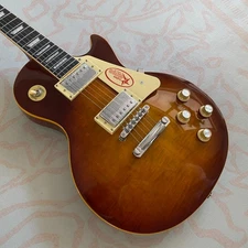 LP Standard Electric Guitar tobacco burst solid body With Chrome Hardware