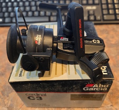 ABU GARCIA Cardinal 3 Spinning Reel New In Box Papers Spare Spool