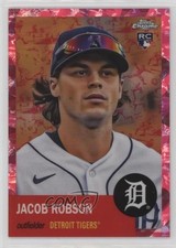 2022 Topps Chrome Platinum Anniversary 55/100 Jacob Robson #374 6k2
