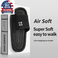 Men'S Summer Anti-Slip Deodorant Slippers Trendy Outdoor Wearable Slippers for M