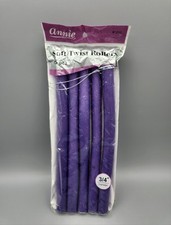 Annie Soft-Twist Rollers 1210 3/4" x 10" , 5pcs, Purple