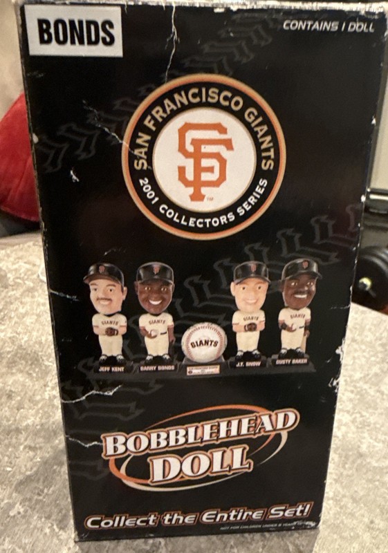 Barry Bonds Bobblehead Doll 2001 San Francisco Giants Collector Series