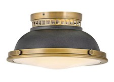 Heritage Brass LED Foyer Pendant from the Emery Collection