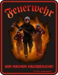 Details Zu Fun Blechschild Geburtstag Feuerwehr Job Lustige Geschenkidee Schwarz Neu 3408