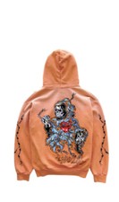 Warren Lotas Hard Love Hoodie XL Orange 