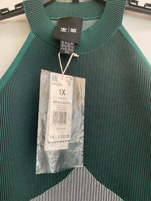 Adidas Women Ivy Park Knit Logo Dress (Plus Size) Green Xlg Adidas Women Ivy Park Knit Logo Dress (Plus Size) Green Xlg
