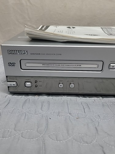 Philips DVD750VR/17 Video Cassette Recorder/DVD Player Tested. - Imagen 3 de 8
