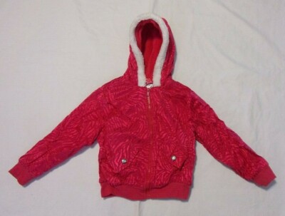 Park Bench Kids Baby Girls Hooded Jacket Coat 4t Pink Solid