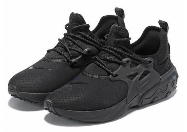 Nike React Presto GS Triple Black Kids Running Shoes Bq4002-005 Size 7y for sale online | eBay