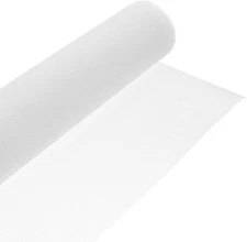 Stockroom plus Replacement White Fiberglass Window Screen Mesh Roll for Windows,